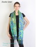  Irises Double-sided Oil Painting Scarf